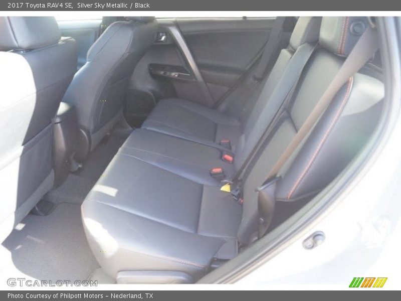 Silver Sky Metallic / Black 2017 Toyota RAV4 SE