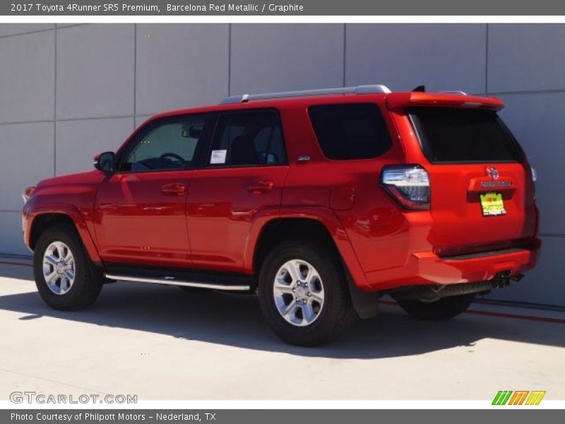 Barcelona Red Metallic / Graphite 2017 Toyota 4Runner SR5 Premium