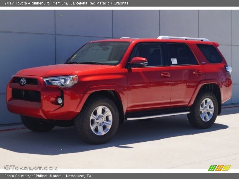 Barcelona Red Metallic / Graphite 2017 Toyota 4Runner SR5 Premium