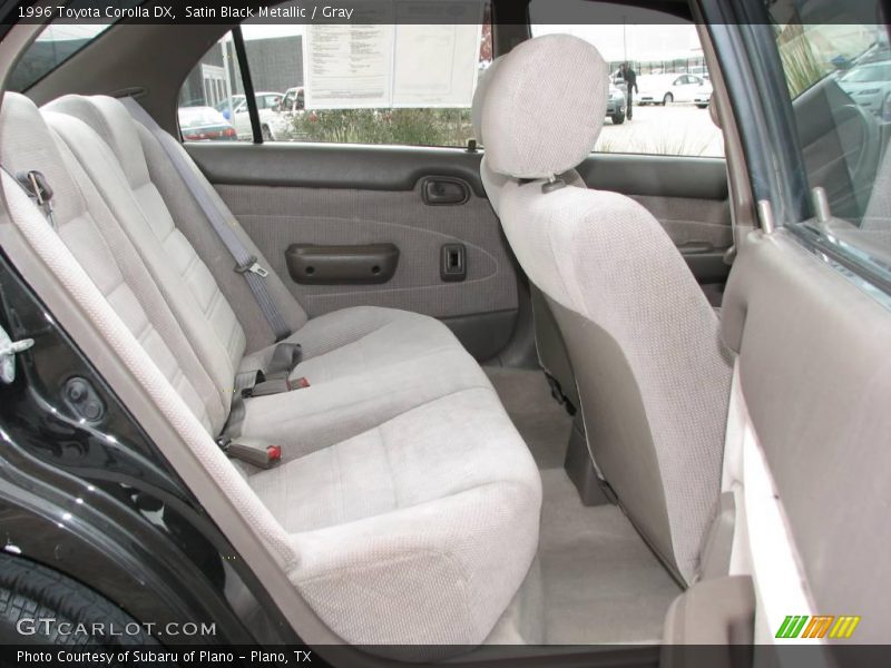 Satin Black Metallic / Gray 1996 Toyota Corolla DX