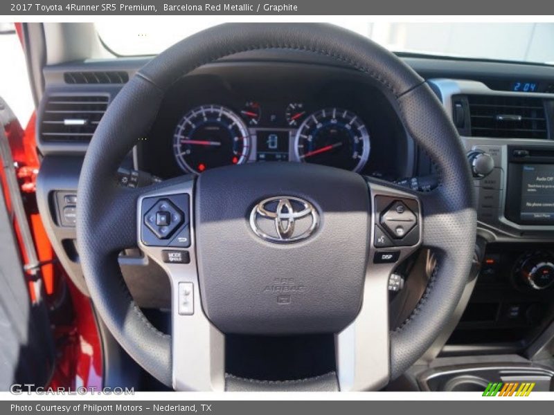 Barcelona Red Metallic / Graphite 2017 Toyota 4Runner SR5 Premium