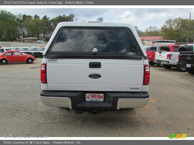 Oxford White / Steel 2013 Ford F250 Super Duty XL Crew Cab