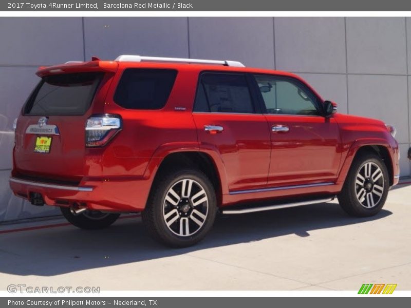 Barcelona Red Metallic / Black 2017 Toyota 4Runner Limited