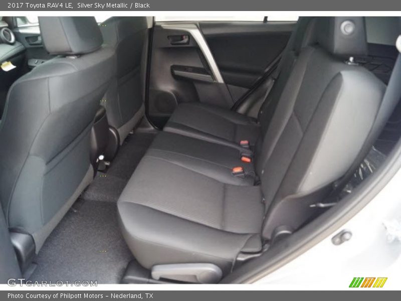 Silver Sky Metallic / Black 2017 Toyota RAV4 LE