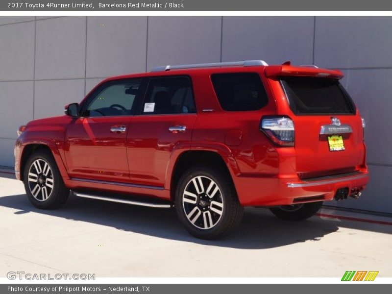 Barcelona Red Metallic / Black 2017 Toyota 4Runner Limited