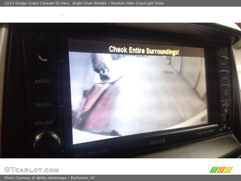 Bright Silver Metallic / Medium Slate Gray/Light Shale 2010 Dodge Grand Caravan SE Hero