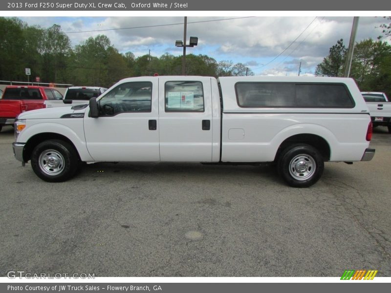 Oxford White / Steel 2013 Ford F250 Super Duty XL Crew Cab