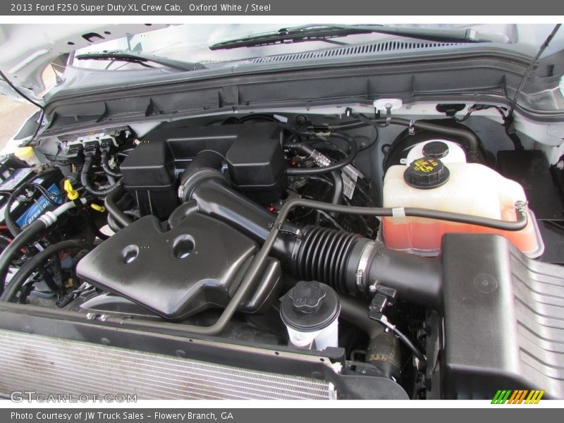 Oxford White / Steel 2013 Ford F250 Super Duty XL Crew Cab