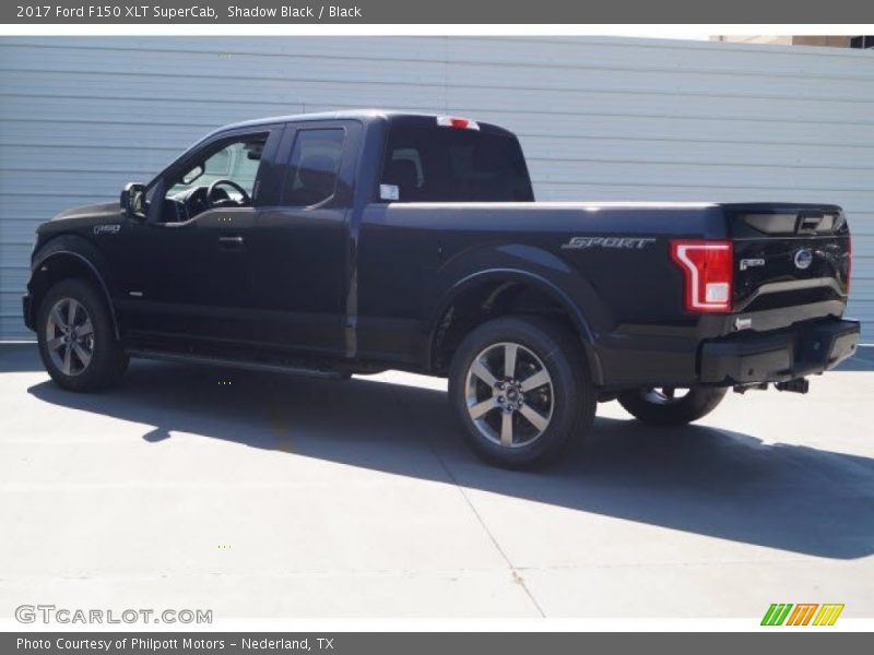 Shadow Black / Black 2017 Ford F150 XLT SuperCab