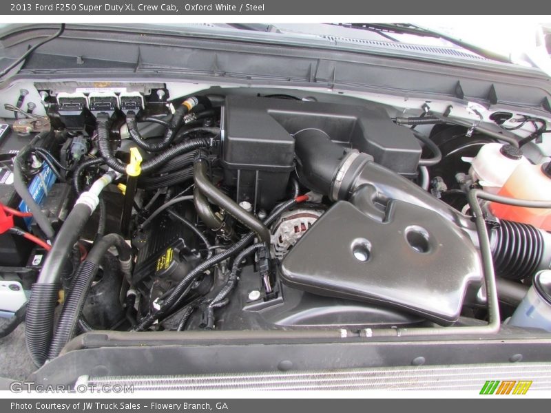 Oxford White / Steel 2013 Ford F250 Super Duty XL Crew Cab