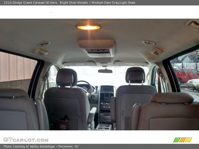 Bright Silver Metallic / Medium Slate Gray/Light Shale 2010 Dodge Grand Caravan SE Hero