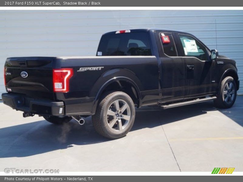 Shadow Black / Black 2017 Ford F150 XLT SuperCab