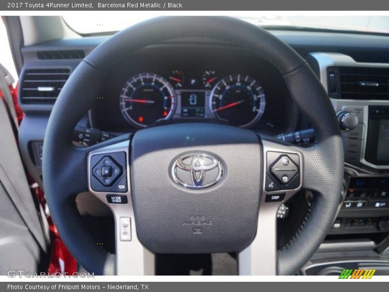 Barcelona Red Metallic / Black 2017 Toyota 4Runner Limited