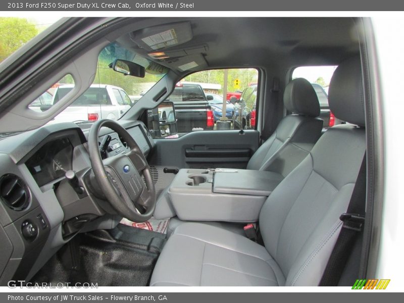 Oxford White / Steel 2013 Ford F250 Super Duty XL Crew Cab