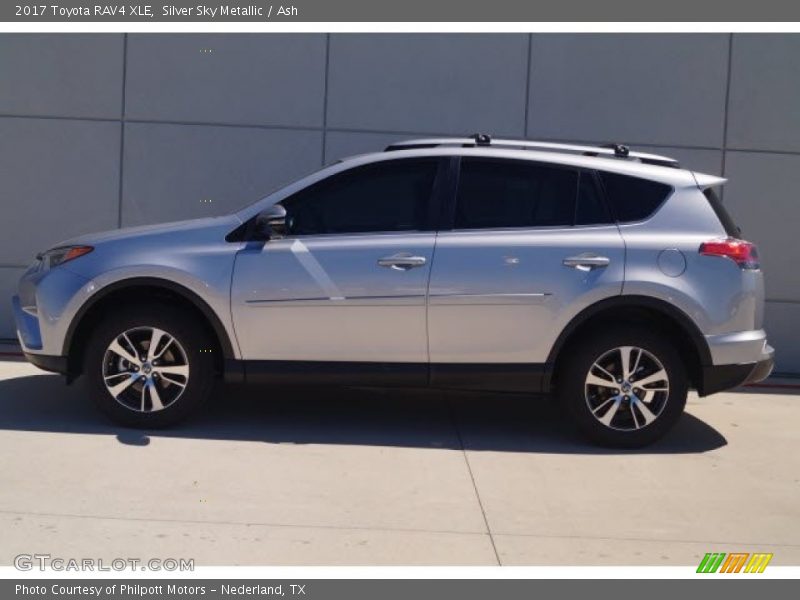 Silver Sky Metallic / Ash 2017 Toyota RAV4 XLE