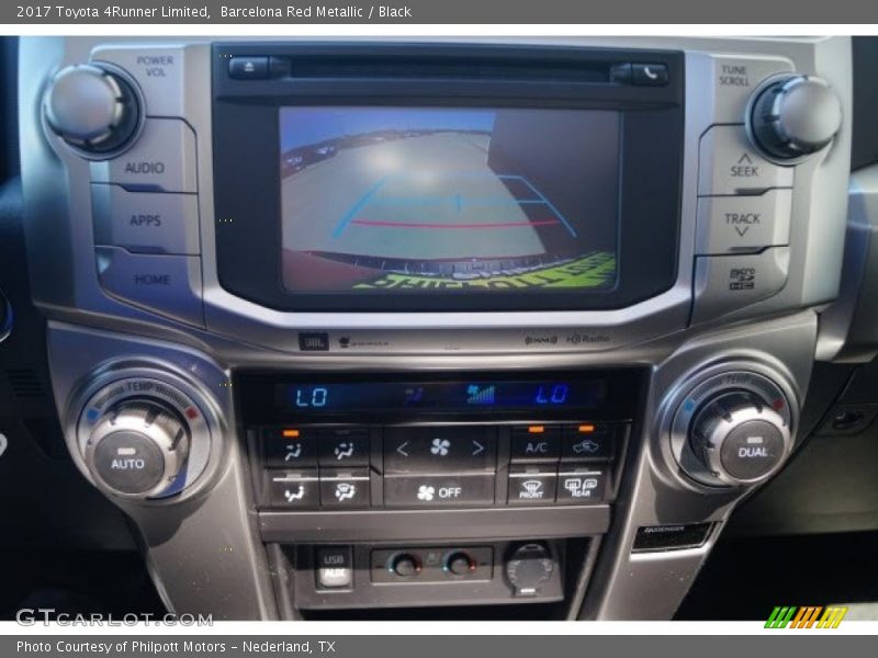 Barcelona Red Metallic / Black 2017 Toyota 4Runner Limited