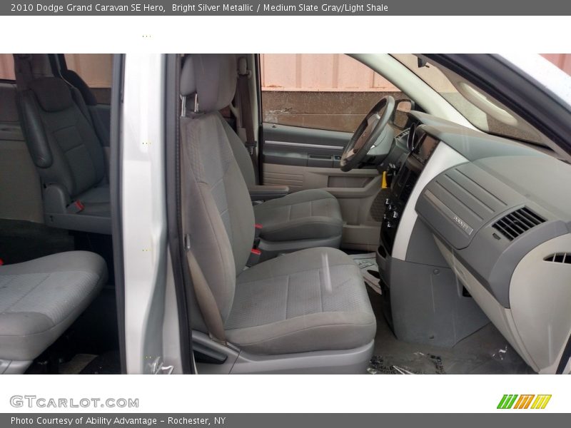 Bright Silver Metallic / Medium Slate Gray/Light Shale 2010 Dodge Grand Caravan SE Hero