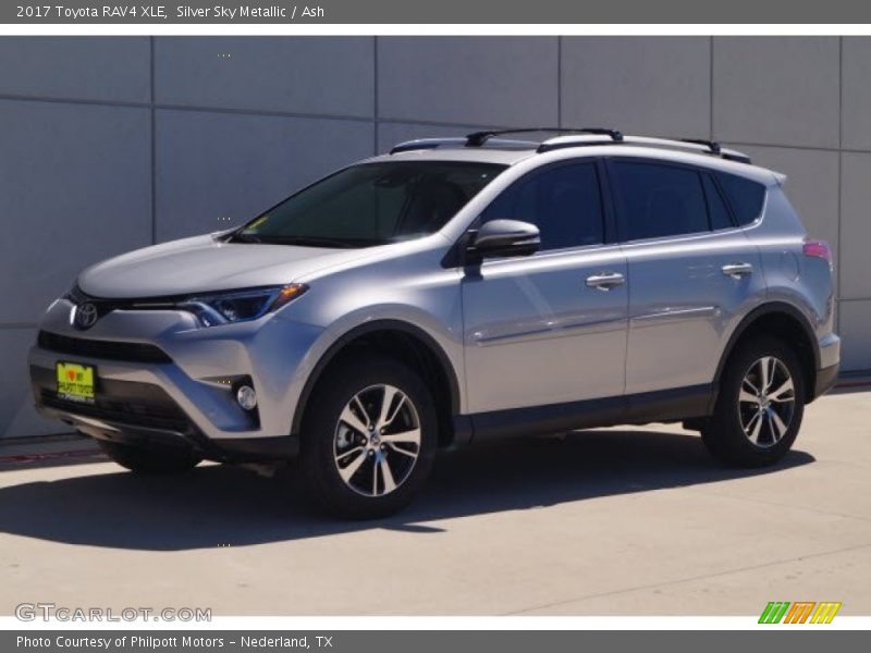 Silver Sky Metallic / Ash 2017 Toyota RAV4 XLE