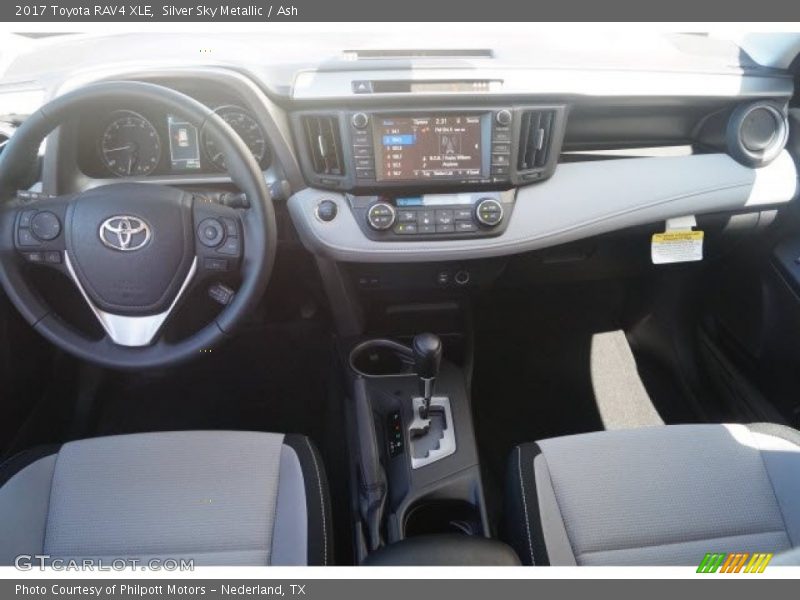 Silver Sky Metallic / Ash 2017 Toyota RAV4 XLE