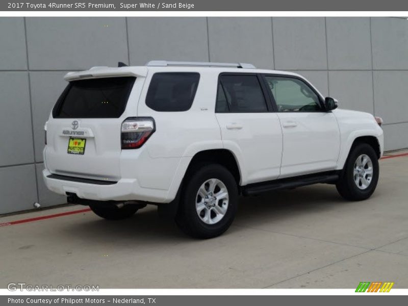 Super White / Sand Beige 2017 Toyota 4Runner SR5 Premium