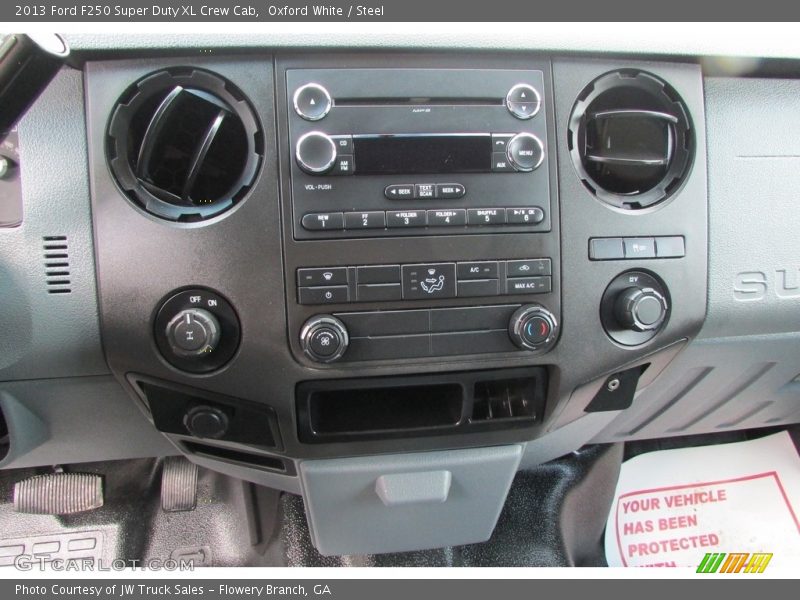 Oxford White / Steel 2013 Ford F250 Super Duty XL Crew Cab