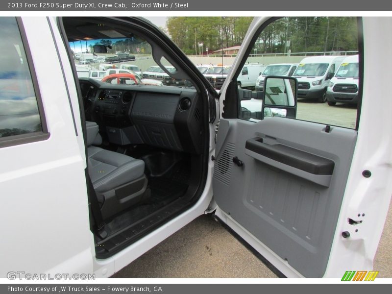 Oxford White / Steel 2013 Ford F250 Super Duty XL Crew Cab
