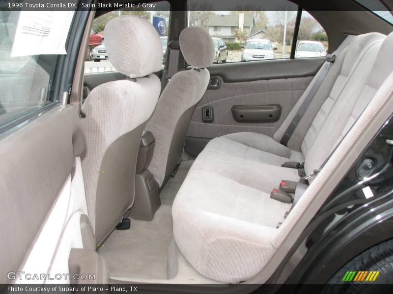 Satin Black Metallic / Gray 1996 Toyota Corolla DX