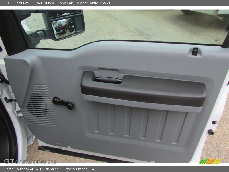 Oxford White / Steel 2013 Ford F250 Super Duty XL Crew Cab