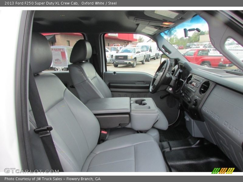 Oxford White / Steel 2013 Ford F250 Super Duty XL Crew Cab