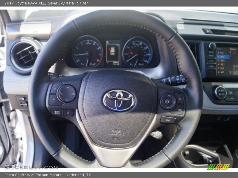 Silver Sky Metallic / Ash 2017 Toyota RAV4 XLE