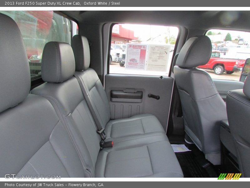 Oxford White / Steel 2013 Ford F250 Super Duty XL Crew Cab