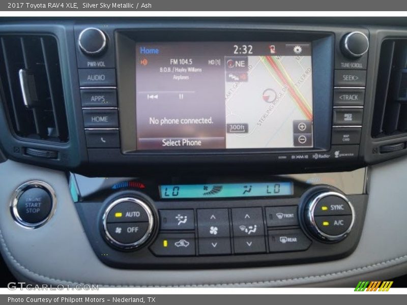 Silver Sky Metallic / Ash 2017 Toyota RAV4 XLE