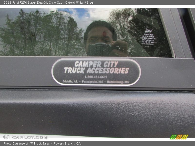 Oxford White / Steel 2013 Ford F250 Super Duty XL Crew Cab