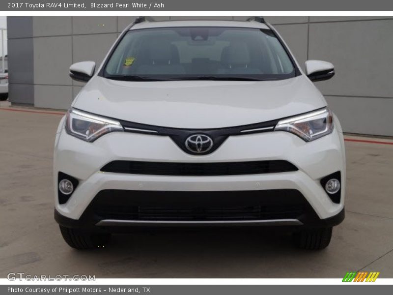 Blizzard Pearl White / Ash 2017 Toyota RAV4 Limited