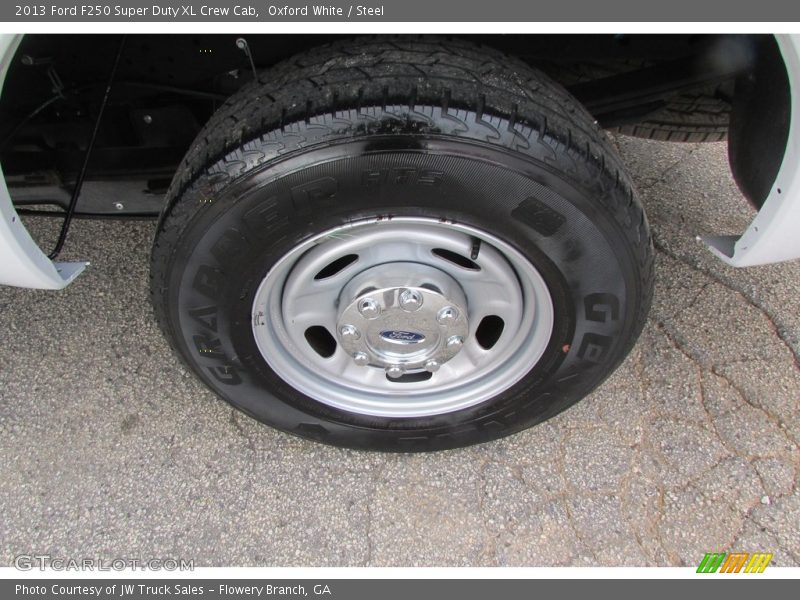 Oxford White / Steel 2013 Ford F250 Super Duty XL Crew Cab
