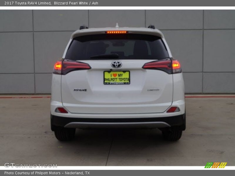 Blizzard Pearl White / Ash 2017 Toyota RAV4 Limited