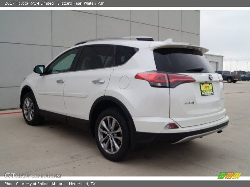Blizzard Pearl White / Ash 2017 Toyota RAV4 Limited