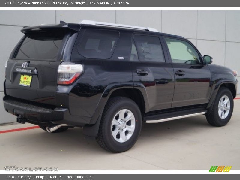Midnight Black Metallic / Graphite 2017 Toyota 4Runner SR5 Premium