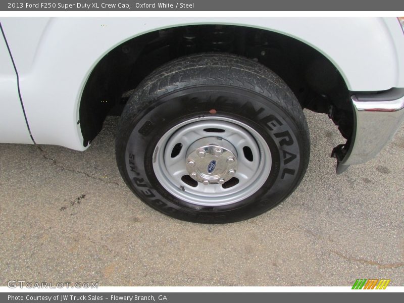 Oxford White / Steel 2013 Ford F250 Super Duty XL Crew Cab