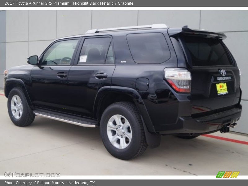 Midnight Black Metallic / Graphite 2017 Toyota 4Runner SR5 Premium