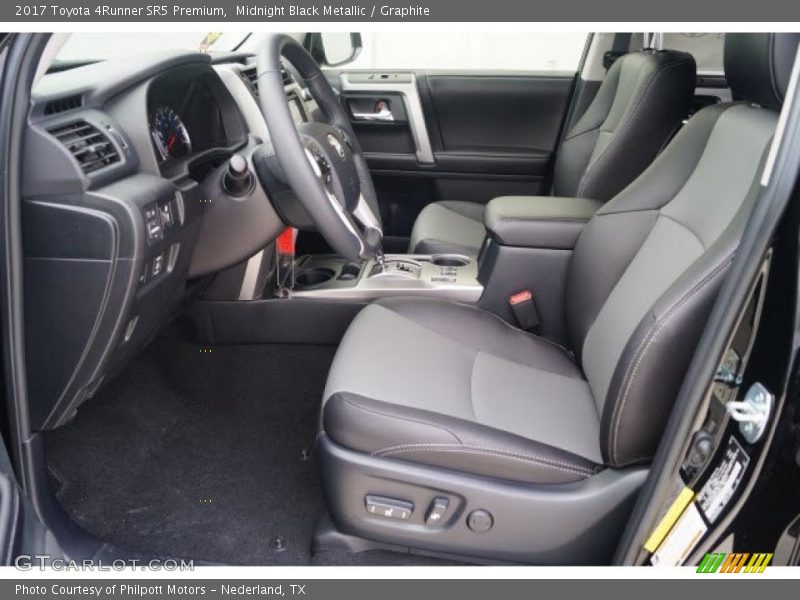 Midnight Black Metallic / Graphite 2017 Toyota 4Runner SR5 Premium