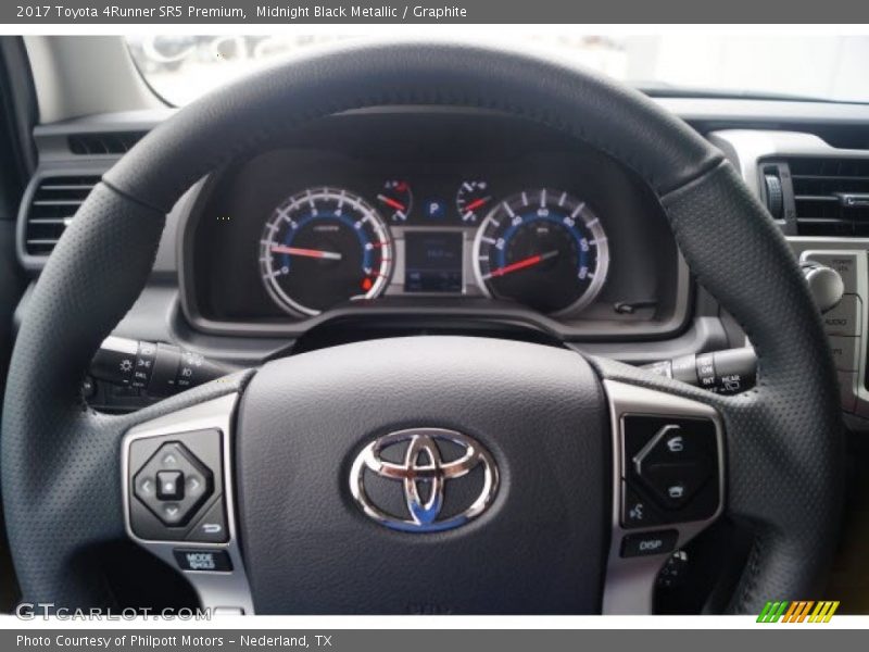 Midnight Black Metallic / Graphite 2017 Toyota 4Runner SR5 Premium