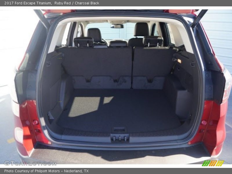 Ruby Red / Charcoal Black 2017 Ford Escape Titanium