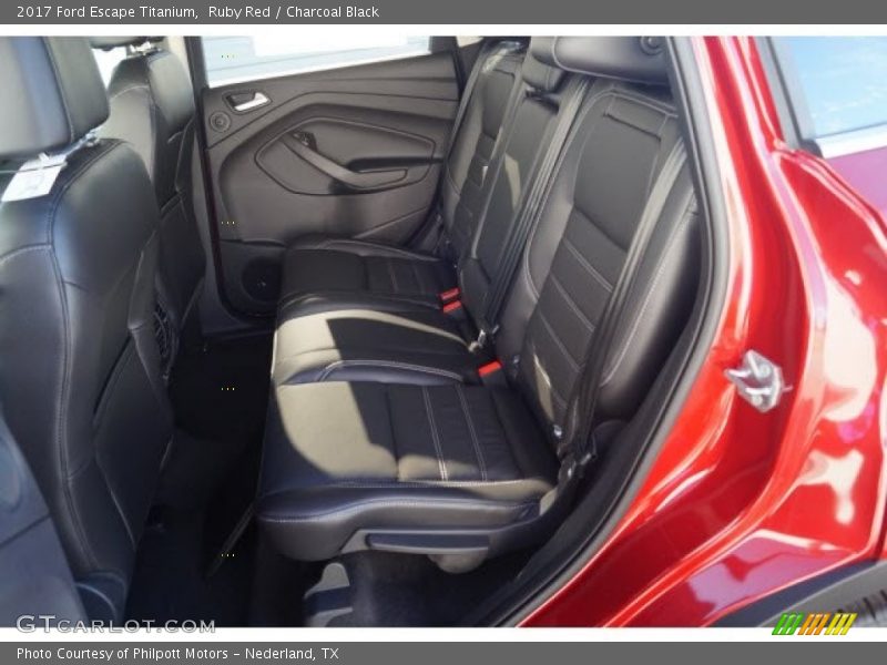 Ruby Red / Charcoal Black 2017 Ford Escape Titanium
