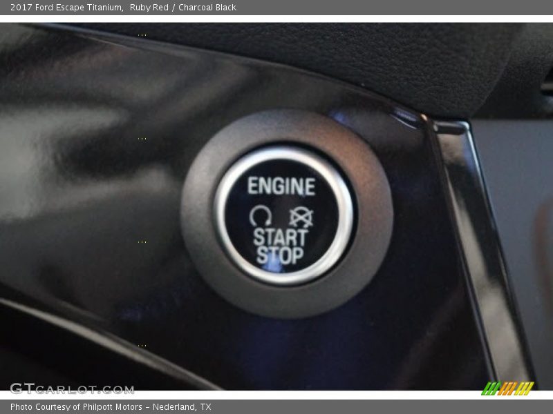 Ruby Red / Charcoal Black 2017 Ford Escape Titanium