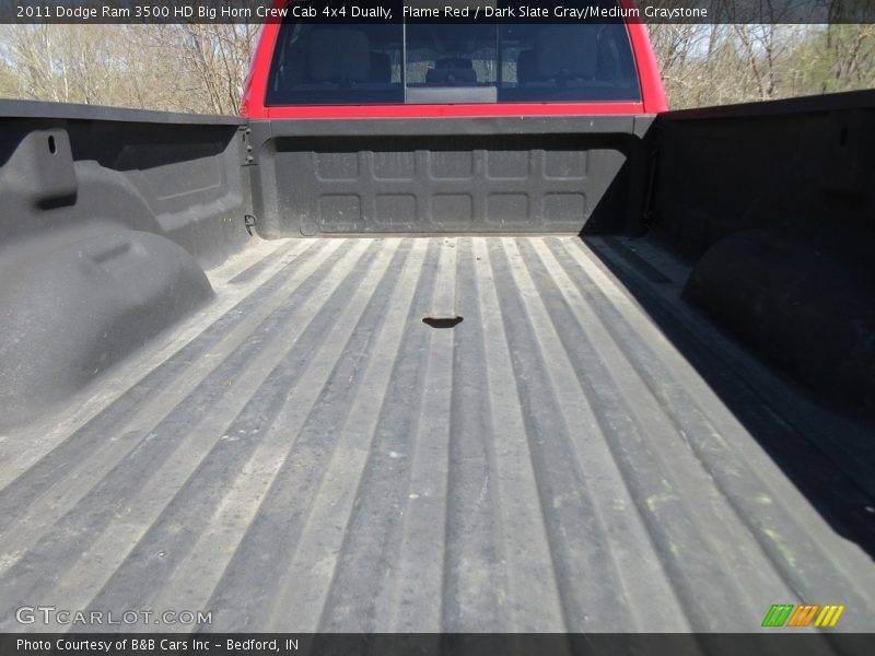 Flame Red / Dark Slate Gray/Medium Graystone 2011 Dodge Ram 3500 HD Big Horn Crew Cab 4x4 Dually