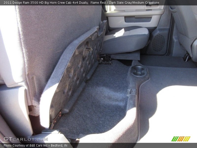 Flame Red / Dark Slate Gray/Medium Graystone 2011 Dodge Ram 3500 HD Big Horn Crew Cab 4x4 Dually