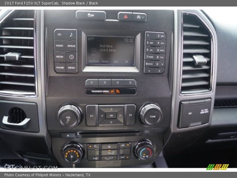 Shadow Black / Black 2017 Ford F150 XLT SuperCab