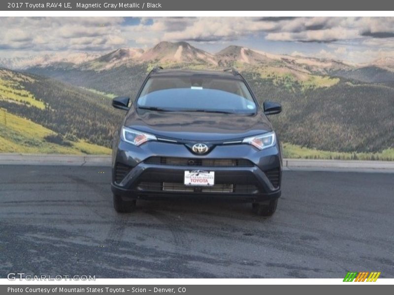 Magnetic Gray Metallic / Black 2017 Toyota RAV4 LE