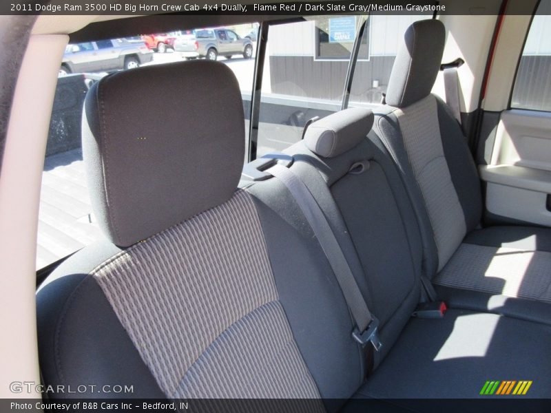 Flame Red / Dark Slate Gray/Medium Graystone 2011 Dodge Ram 3500 HD Big Horn Crew Cab 4x4 Dually